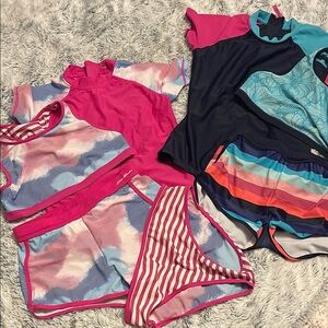 Entire bundle of Reversible Colorful Swimsuits